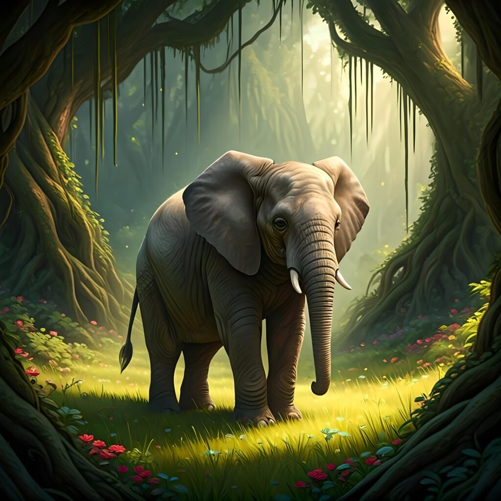 Elephant In The Jungle