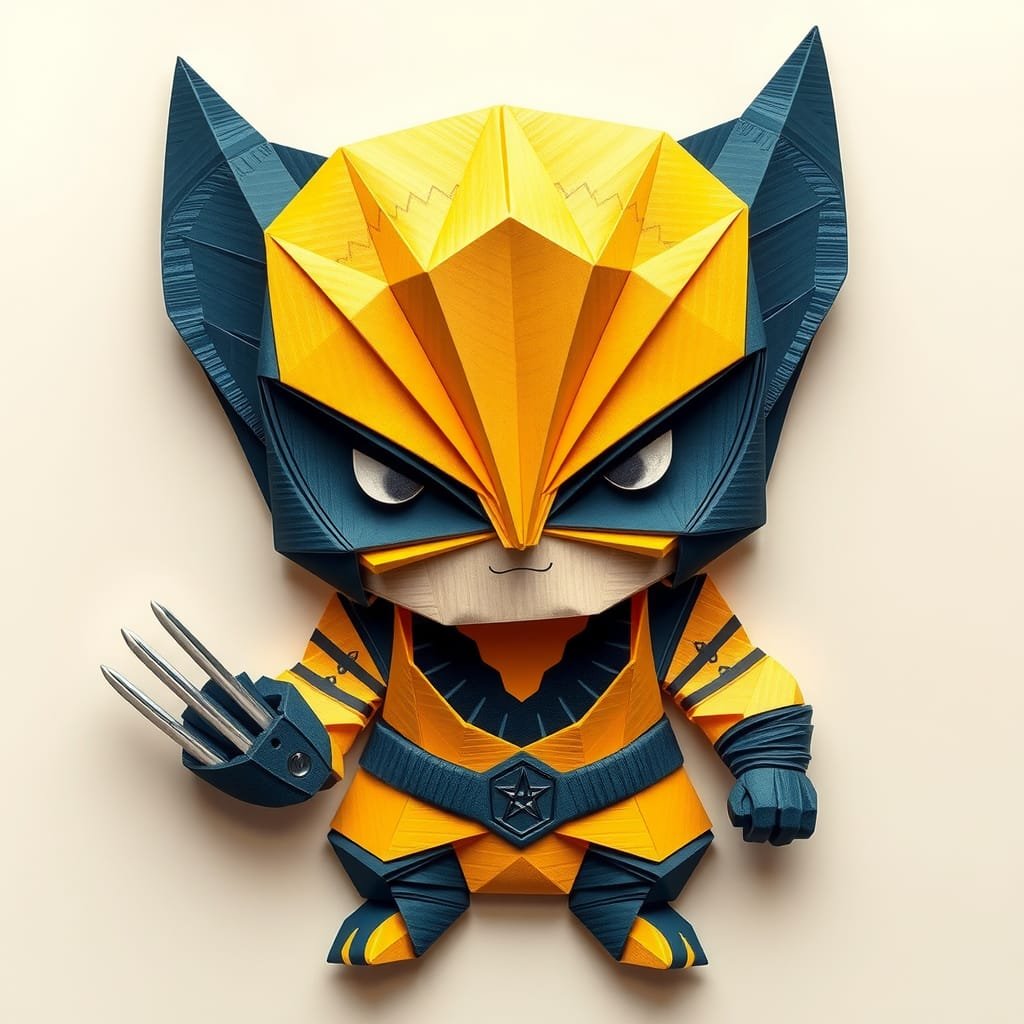 Origami Wolverine